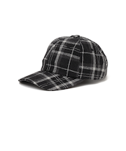SHIPS any:〈消臭/抗菌〉ウールライク タータンチェック 6パネル キャップ