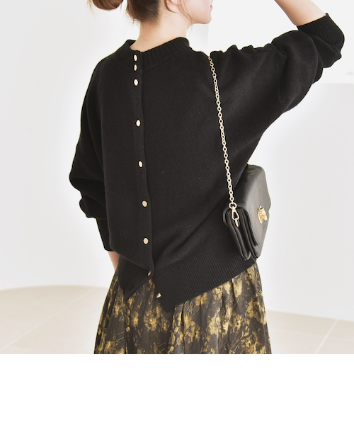 予約》quaranciel:〈手洗い可能〉AQUA カシミヤ ミックス 2way