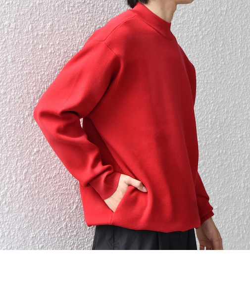 SHIPS any:〈手洗い可能〉RETENTION リラックス モックネック ニット◇