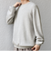 SHIPS any:〈手洗い可能〉コットン カシミヤ スウェットライク ニット 25AW◆