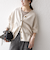 《予約》SHIPS any:〈手洗い可能〉AQUA カシミヤ ミックス Vネック カーディガン