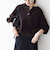 《予約》SHIPS any:〈手洗い可能〉AQUA カシミヤ ミックス ポロ ニット