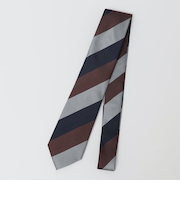 SHIPS Colors:シルク ストライプ ネクタイ