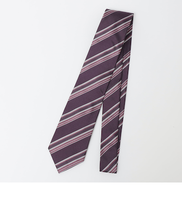 SHIPS Colors:シルク ストライプ ネクタイ