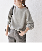 SHIPS any:〈手洗い可能〉AQUA カシミヤ ミックス ハイネック ニット