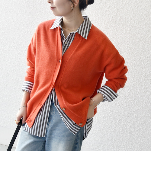 WEB限定】SHIPS any:〈手洗い可能〉ヤク ケーブル クルーネック ニット