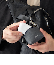 【WEB限定】SHIPS:【SAFFIANO LEATHER】ミニ ポーチ バッグ チャーム