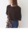 SHIPS Colors:〈手洗い可能〉フロッキー メッシュ 5分袖 トップス