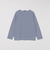 【WEB限定】SHIPS: バスク ボーダー ボートネック ワンポイントワッペン ロングスリーブ Tシャツ