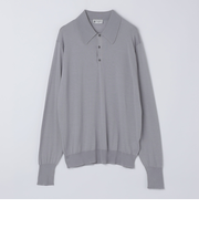 【SHIPS別注】JOHNSMEDLEY: 50th ANNIV ISIS ロングスリーブ ニット ポロシャツ