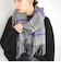 《予約》quaranciel: カシミヤ ミックス チェック ストール 25AW