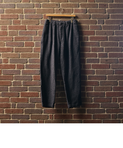 SHIPS: AUTHENTIC コットン ツイード イージーパンツ
