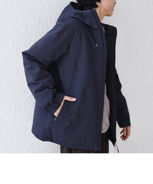 【WEB限定】〈手洗い可能/撥水〉ウールライク ユーティリティー 中綿 マウンテンパーカー◆