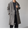 SHIPS any: PURE WOOL MELTON ダブル チェスターコート 25AW◆