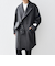 SHIPS any: PURE WOOL MELTON ダブル チェスターコート 25AW◆