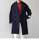 SHIPS any: PURE WOOL MELTON ダブル チェスターコート 25AW◆