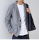 SHIPS any:〈洗濯機可能〉TEXBRID(R) タックハニカム ニッティング ジャケット 25AW◆