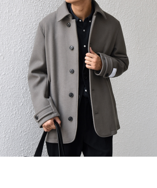 SHIPS any: PURE WOOL MELTON シングル Pコート 25AW
