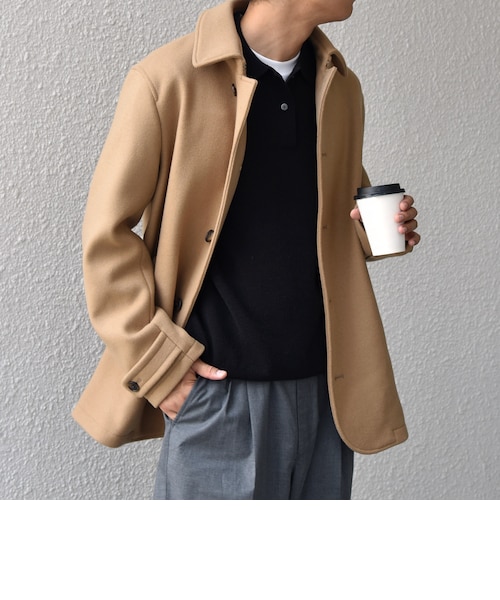 SHIPS any: PURE WOOL MELTON シングル Pコート 25AW◇｜シップスの