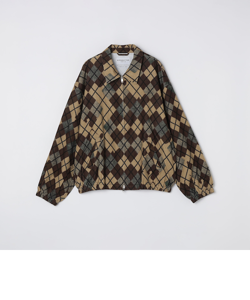 NOMARHYTHM TEXTILE: ARGYLE BLOUSON