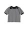 〈手洗い可能〉レース コンビ パフ スリーブ 半袖 Tシャツ