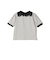 〈手洗い可能〉レース コンビ パフ スリーブ 半袖 Tシャツ