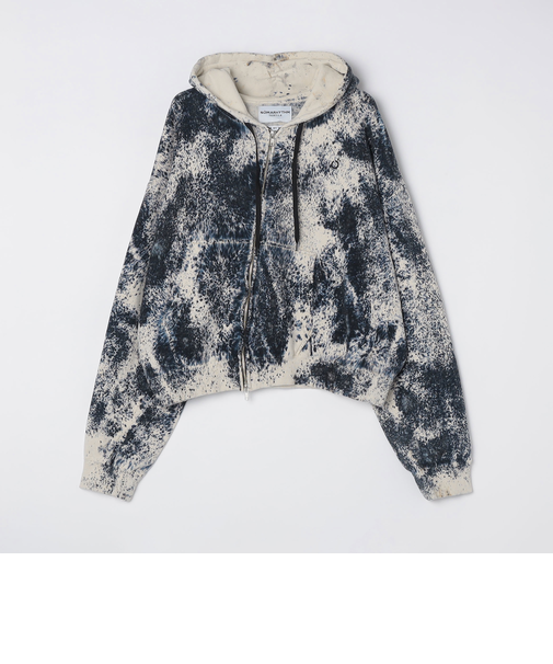 NOMARHYTHM TEXTILE: HAND DYE TWIST PARKA