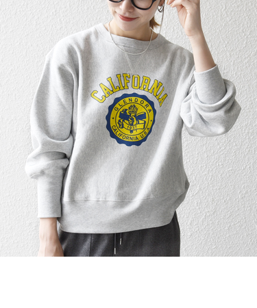 Champion:〈洗濯機可能〉リバースウィーブ(R) 裏起毛 クルーネック スウェット