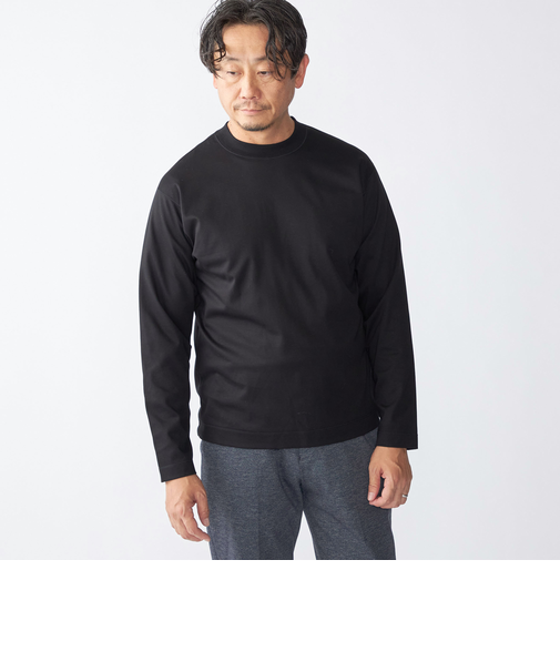 SHIPS: ハイゲージ クルーネック ロングスリーブ Tシャツ