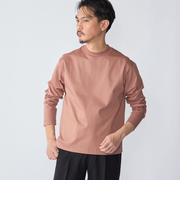 SHIPS: ハイゲージ クルーネック ロングスリーブ Tシャツ