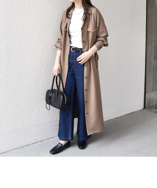 Sheer Knit Paneled Shirt Dress - F8698｜フレッドペリーの通販