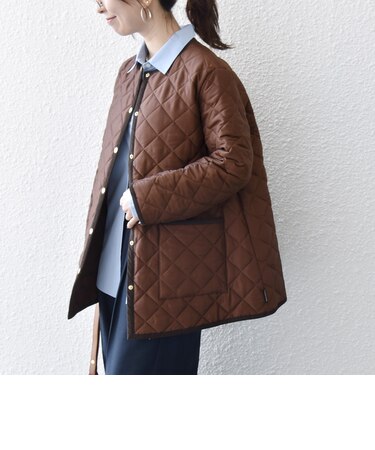 Traditional Weatherwear: ARKLEY Aライン ミドル ノーカラー コート