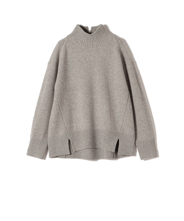 〈手洗い可能〉ウール カシミヤ ハイネック プルオーバー