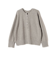 〈手洗い可能〉ウール カシミヤ 2WAY プルオーバー