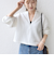 《予約》〈手洗い可能〉ケーブル ジャージー スキッパー プルオーバー