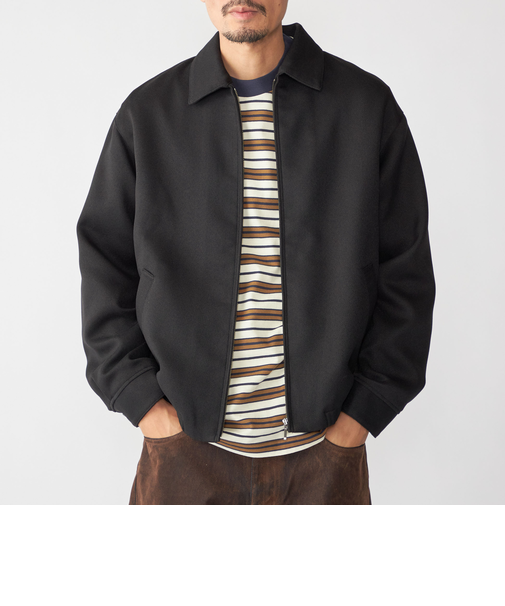 SHIPS:〈手洗い可能〉メランジ ジップ ブルゾン