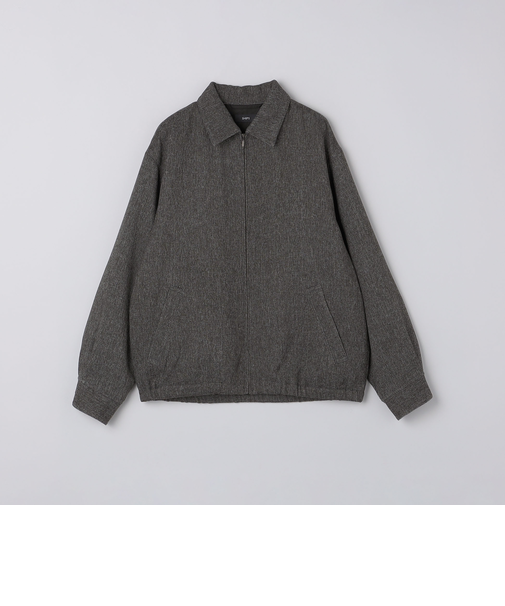 SHIPS:〈手洗い可能〉メランジ ジップ ブルゾン
