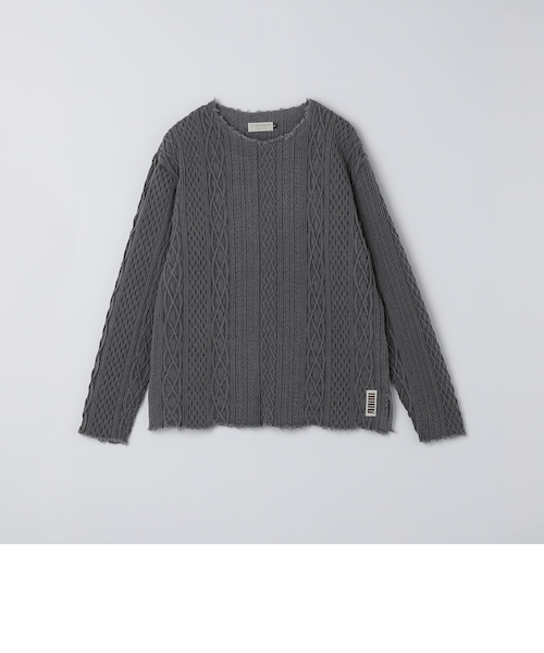 シップス（SHIPS）/ILL180°: CABLE CUT−OFF L/S ILL180°: CABLE CUT-OFF L/S｜シップスの通販｜&mall（アンドモール