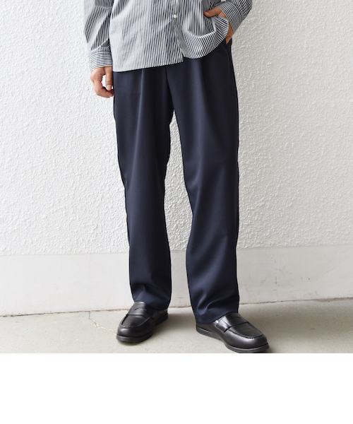 SHIPS ウールライク 2WAY ストレッチ イージーパンツ ロイヤルブルー SHIPS: ウールライク 2WAY ストレッチ イージー パンツ｜ SHIPS