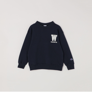 Champion: クルーネック ワシントン ロゴ スウェット<KIDS>
