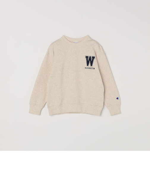 Champion: クルーネック ワシントン ロゴ スウェット<KIDS>