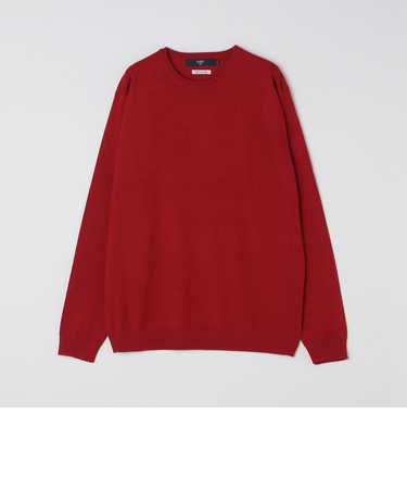 SHIPS Colors:〈手洗い可能〉アンチピリング 12ゲージ クルーネック ニット