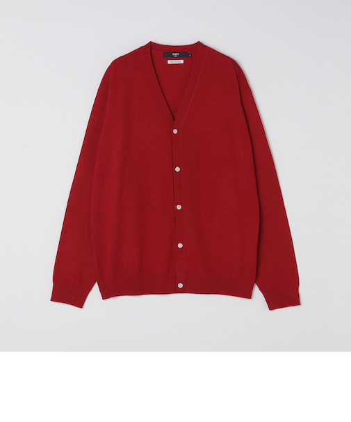 SHIPS Colors:〈手洗い可能〉アンチピリング 12ゲージ カーディガン