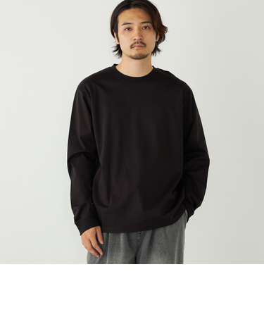 SHIPS Colors:シルケット コットン クルーネック ロンT