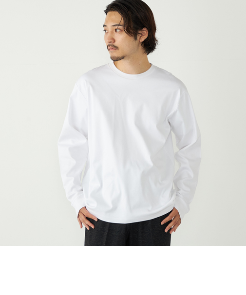 SHIPS Colors:シルケット コットン クルーネック ロンT