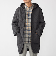 SHIPS:〈手洗い可能〉NETPLUS(R) キルティング フード コート