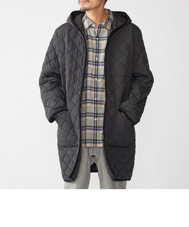 SHIPS:〈手洗い可能〉NETPLUS(R) キルティング フード コート