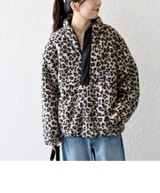 《一部予約》【SHIPS any別注】TAION:〈洗濯機可能〉ボア ハイネック プルオーバー