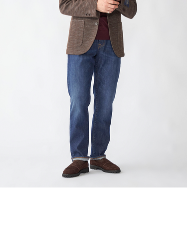 YCHAI: ロブスト ウォッシュド デニム パンツ