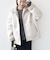 《予約》【WEB限定】フェイク ムートン ジップ コート